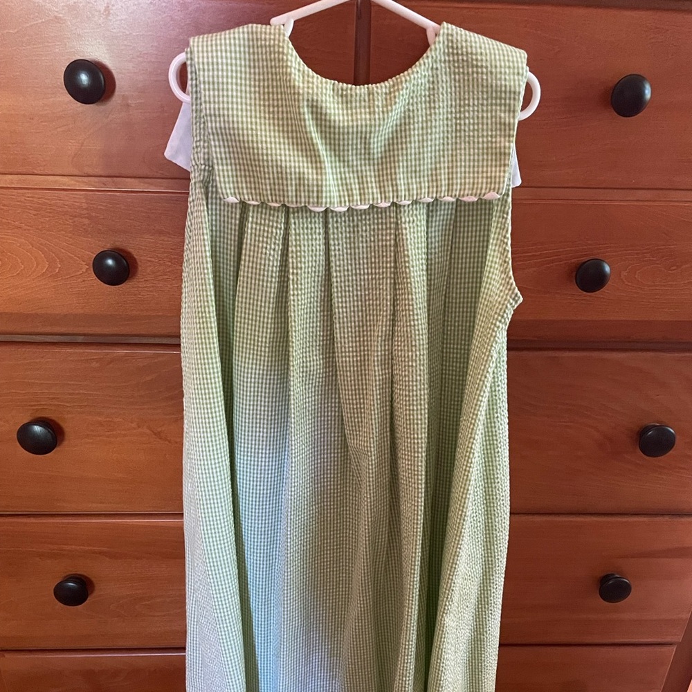 Girls Seer Sucker Dress